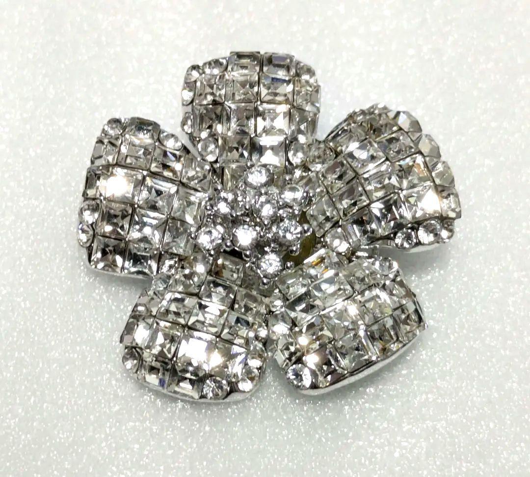 FOXEY フォクシー ブローチ FLEUR フルール クリア 花 フラワー