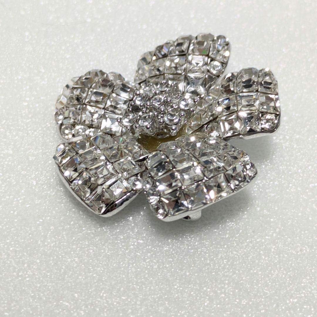 FOXEY フォクシー ブローチ FLEUR フルール クリア 花 フラワー