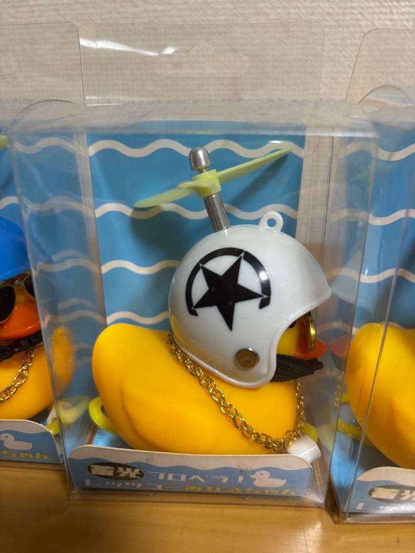 アヒル隊長　プロペラ付き　自転車　バイク　8個セット