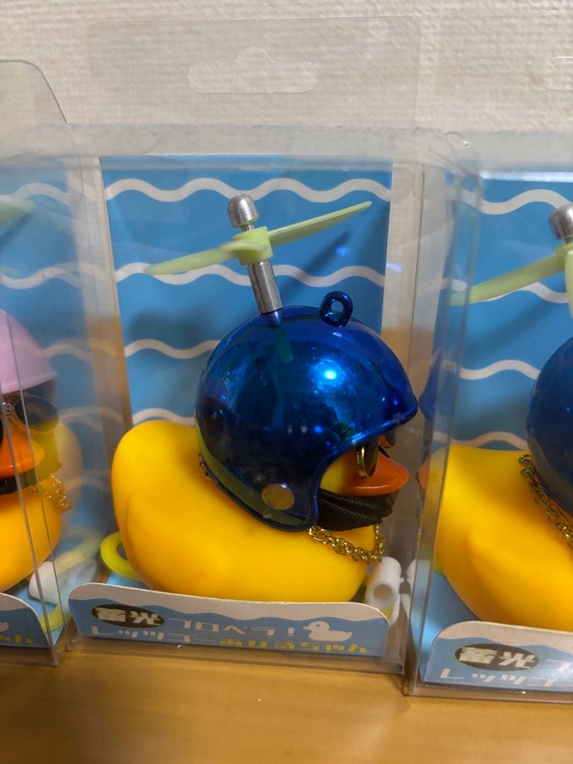 アヒル隊長　プロペラ付き　自転車　バイク　8個セット