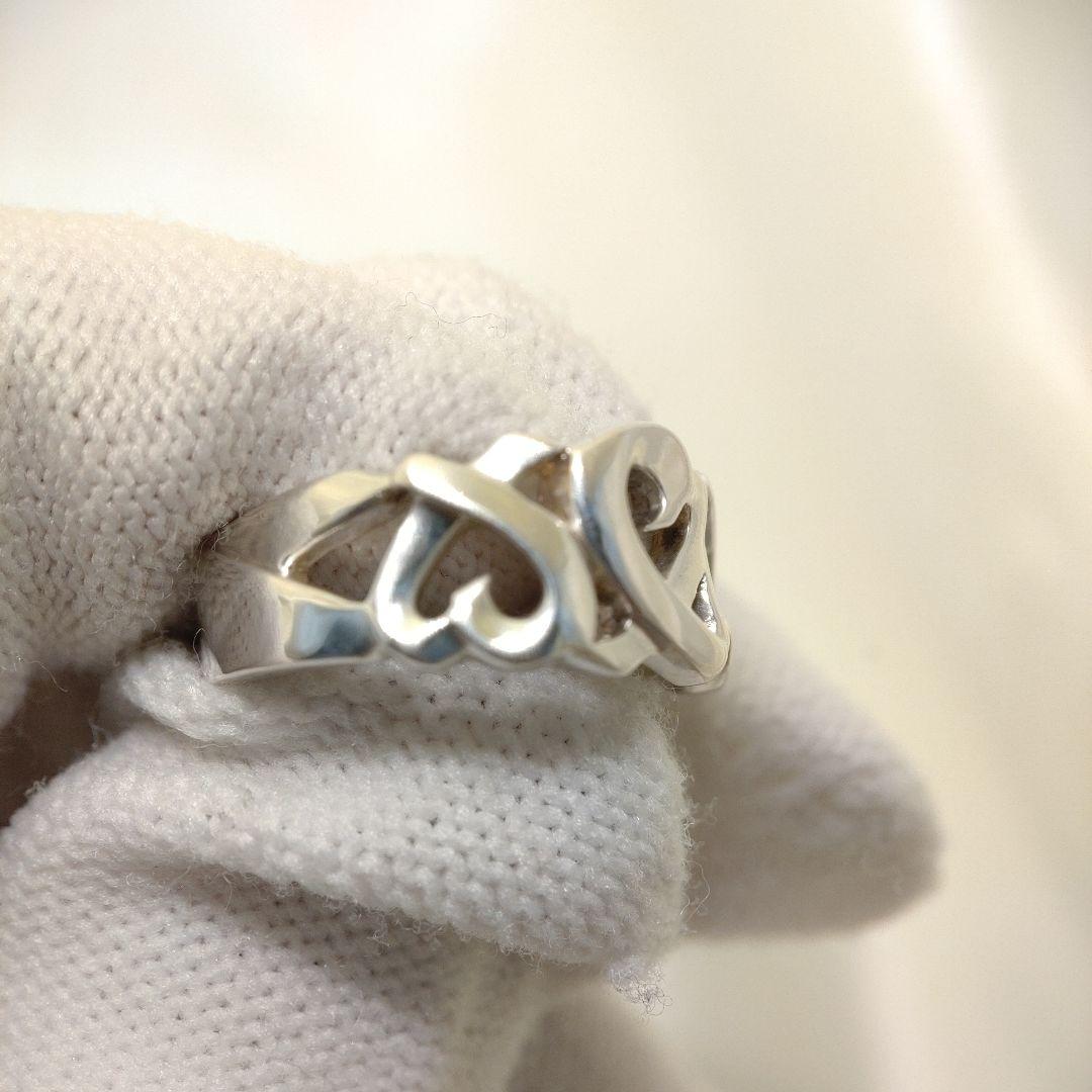 ＊ご成約済＊TIFFANY＆Co.　トリプル　ラビングハートリング　9号