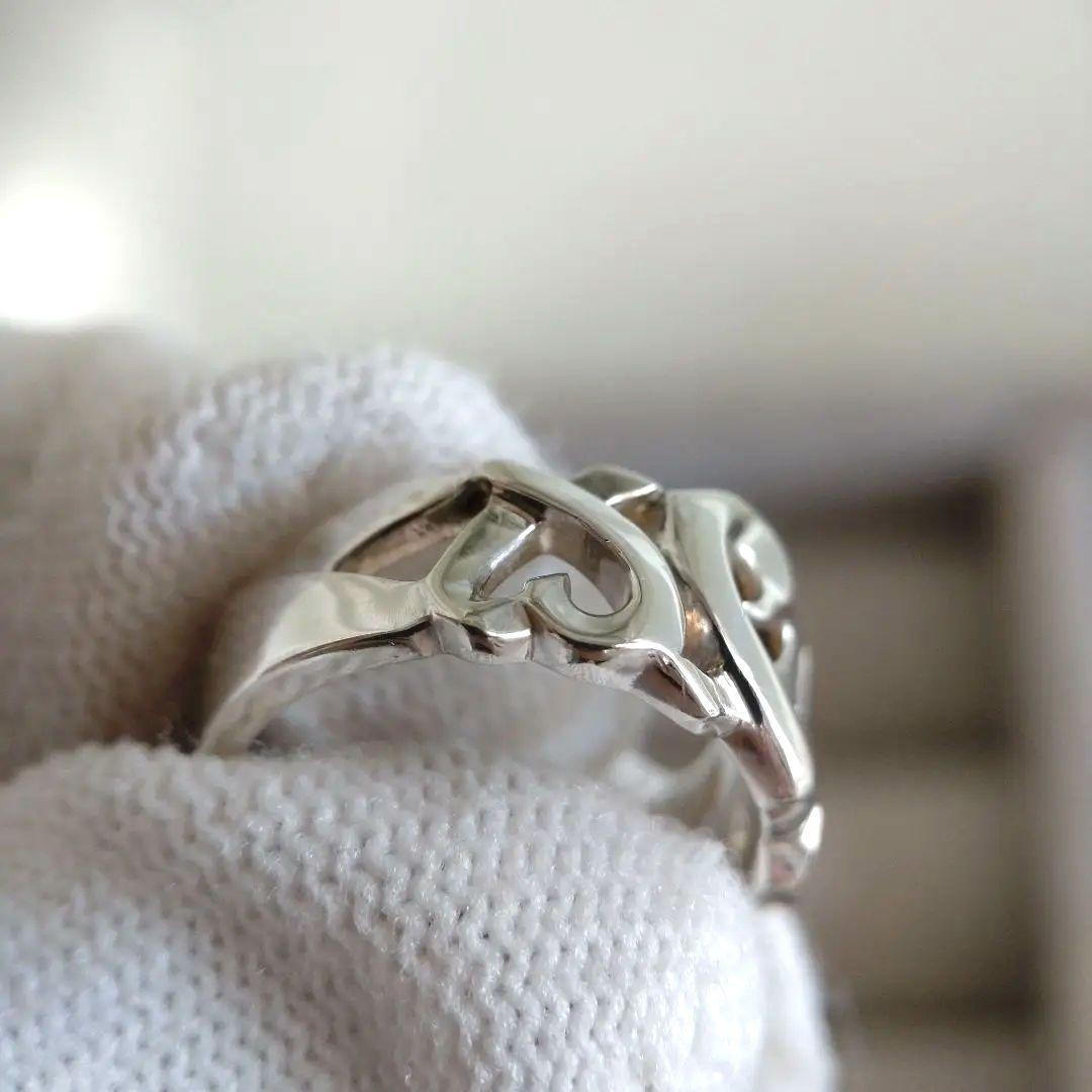 ＊ご成約済＊TIFFANY＆Co.　トリプル　ラビングハートリング　9号