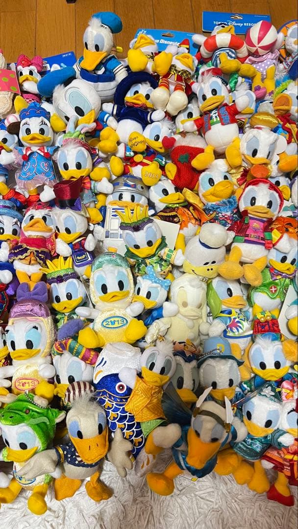 TDRドナルド デイジー　ぬいぐるみバッジ ぬいば 大量セット レア