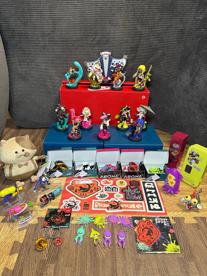 スプラトゥーン　まとめ　amiibo クツキーホルダー　ぬいぐるみ