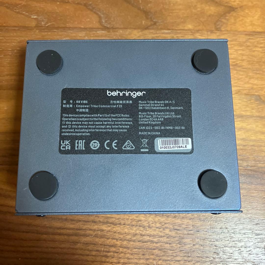 behringer 69 Vibe ギターエフェクター