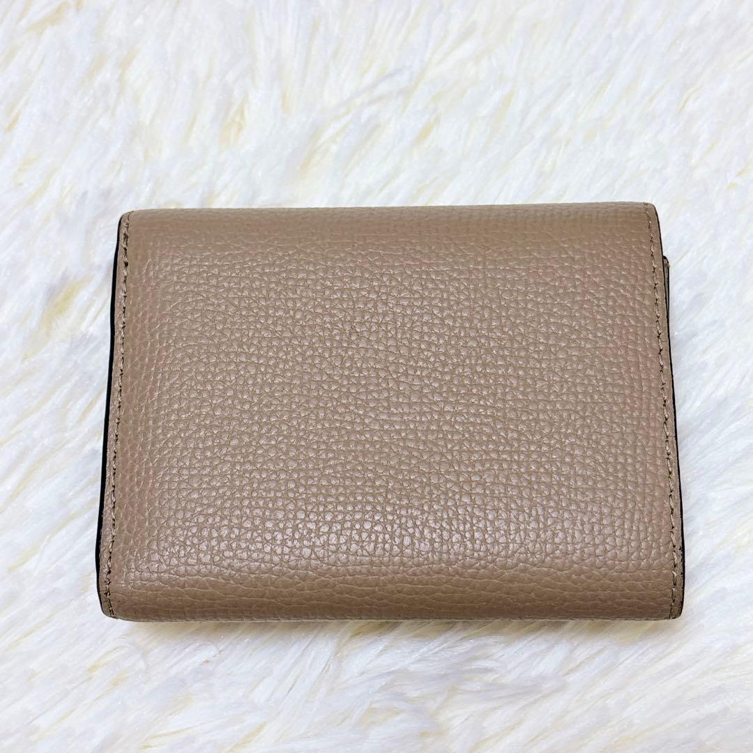 人気カラー✨LOEWE アナグラム トライフォールド ウォレット 三つ折り財布