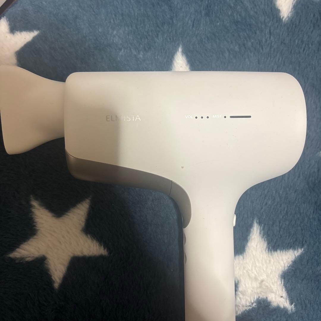 美容液ミスト機能付 ELMISTA ヘアドライヤーEH-ZMD01 ホワイト