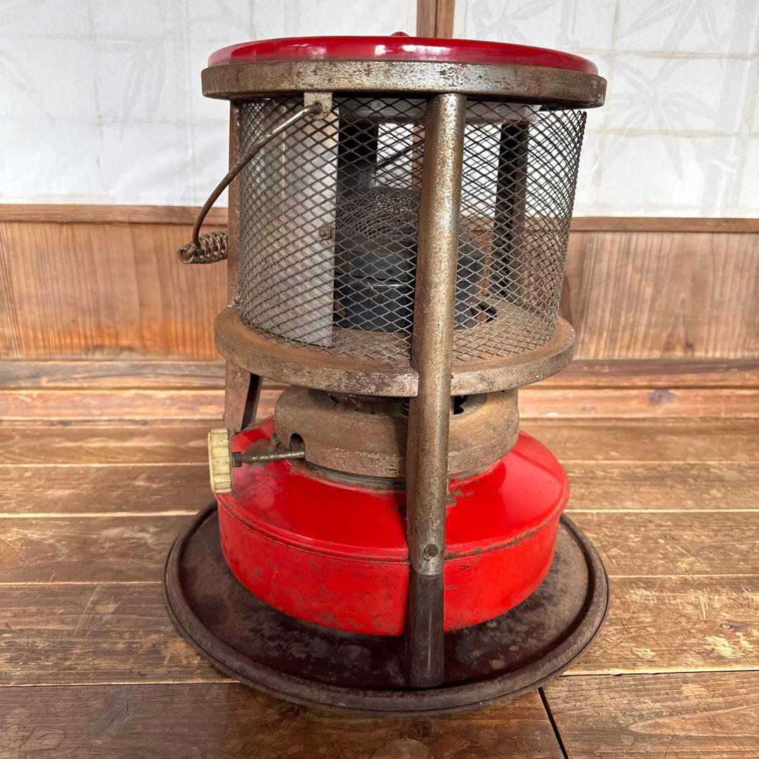 昭和レトロ　サンエム　ストーブ　五徳付き　ビンテージ養蚕用　山小屋　煮炊湯沸に