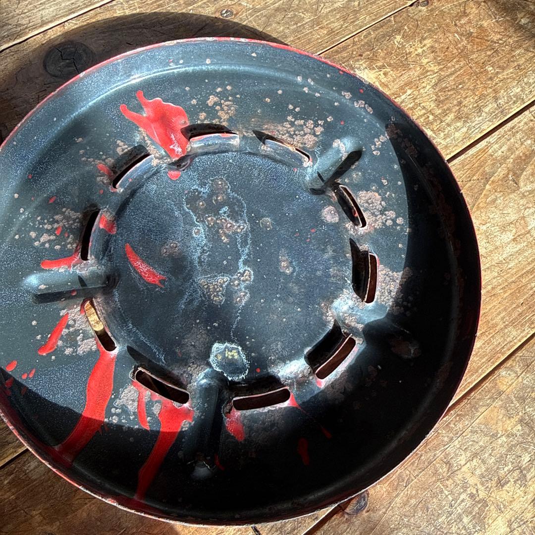 昭和レトロ　サンエム　ストーブ　五徳付き　ビンテージ養蚕用　山小屋　煮炊湯沸に