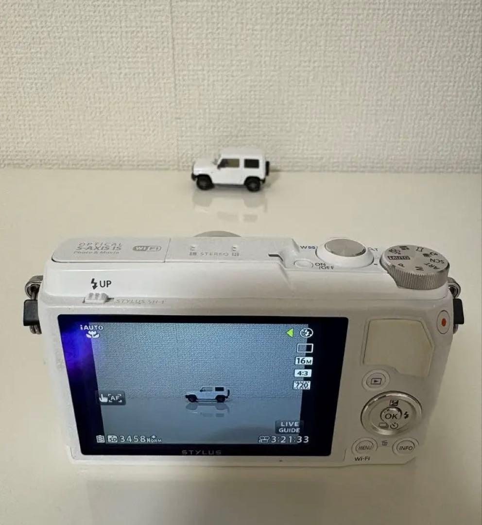 【動作確認済】OLYMPUS オリンパス STYLUS SH-1ホワイト