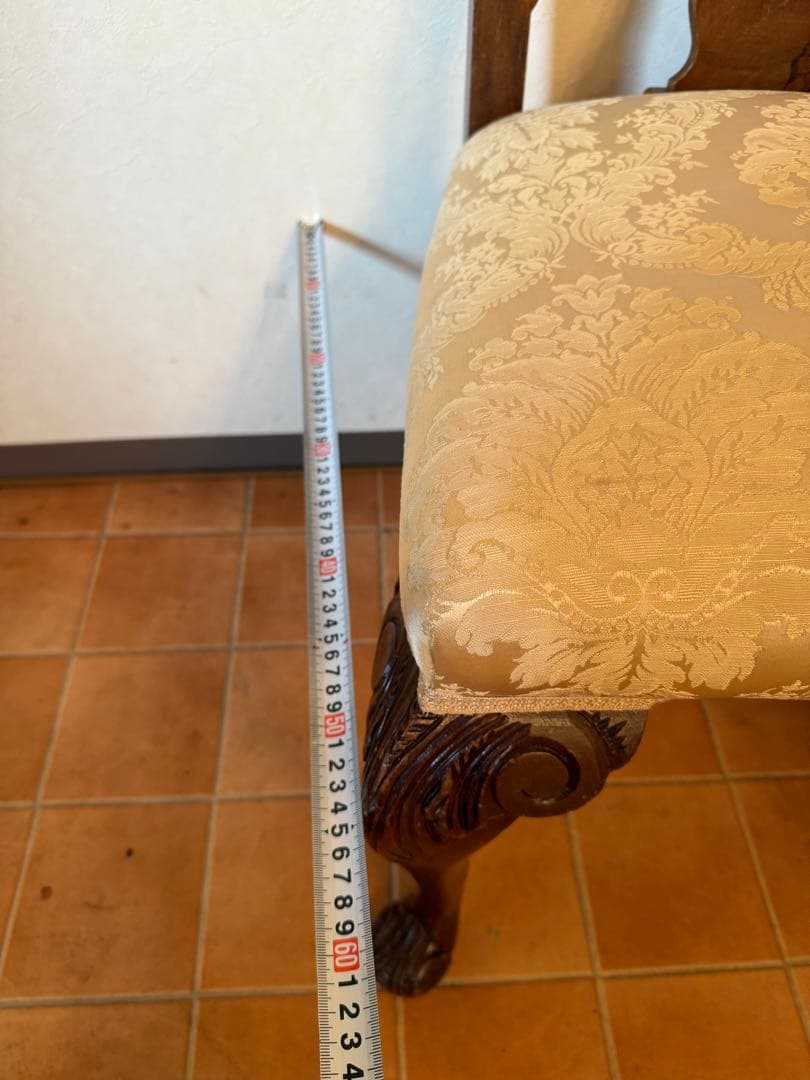 英国 状態良好1930年代アンティーククィーンアンチェア1脚