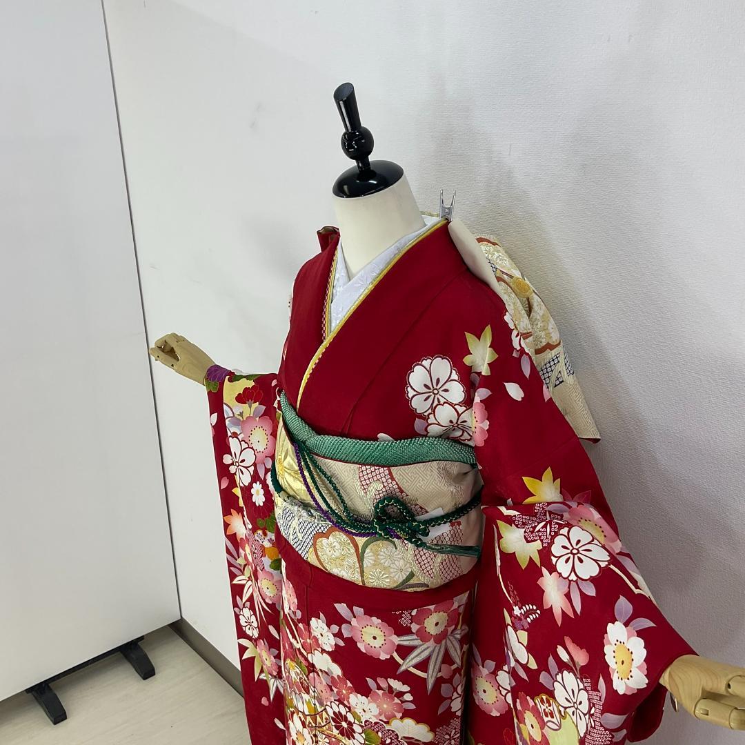 みー　お振袖フルセット　7点セット　半衿付け