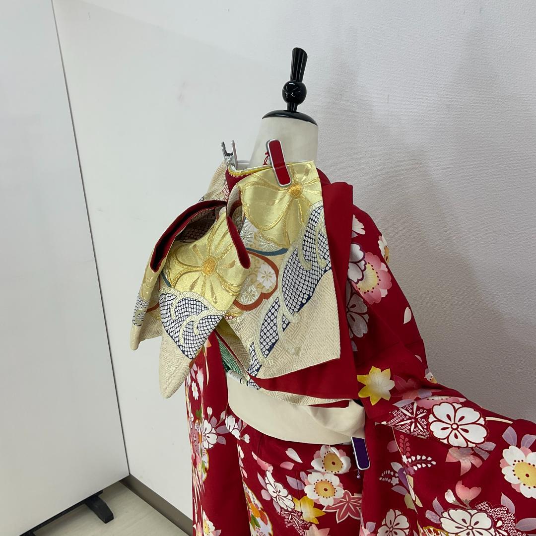 みー　お振袖フルセット　7点セット　半衿付け