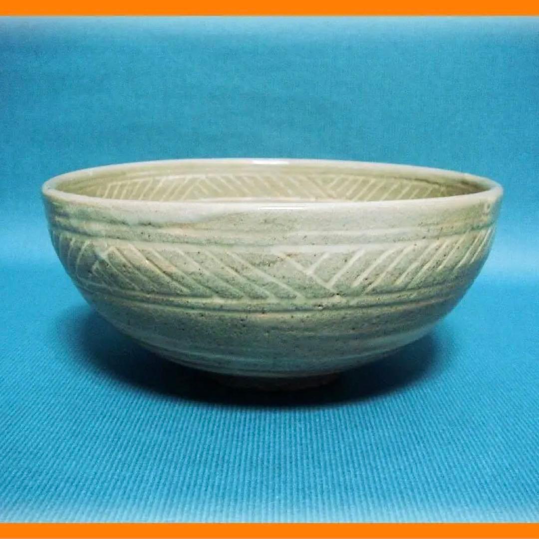 366『刷毛目三嶋 鉢』　/骨董品 古美術 古玩 アンティーク