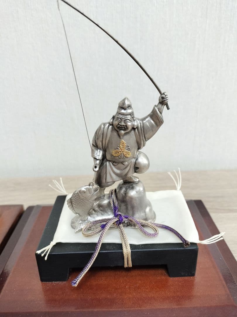 【純銀】 恵比須様 大黒天様 置物 コレクション　希少