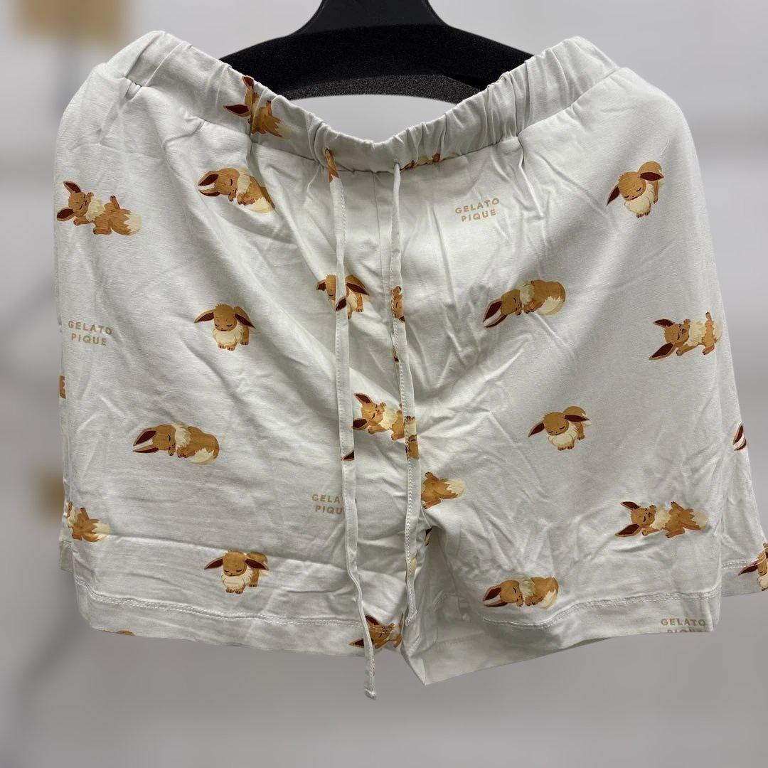 507441 [ジェラート ピケ] キャラクター柄接触冷感Tシャツ&パンツセット