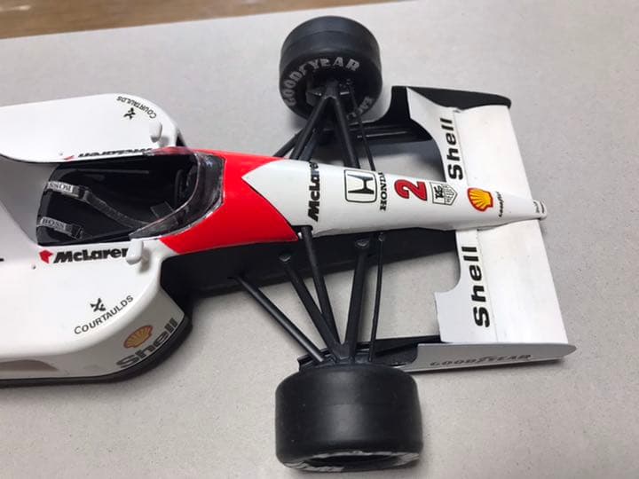 フジミ1/20マクラーレンホンダMP4/6 プラモ完成品