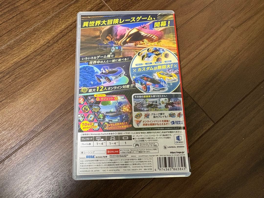 Nintendo Switch　有機ELモデル　ソニックレーシングソフト付き