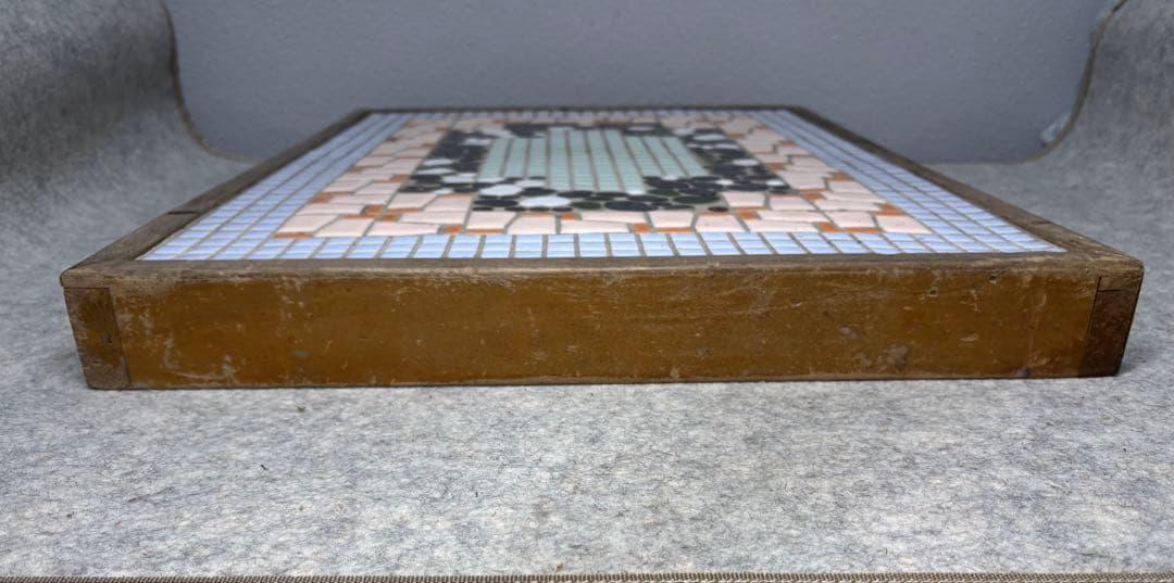 木枠 北海道限定 ストーブタイル台 特製 熊印 昭和レトロ