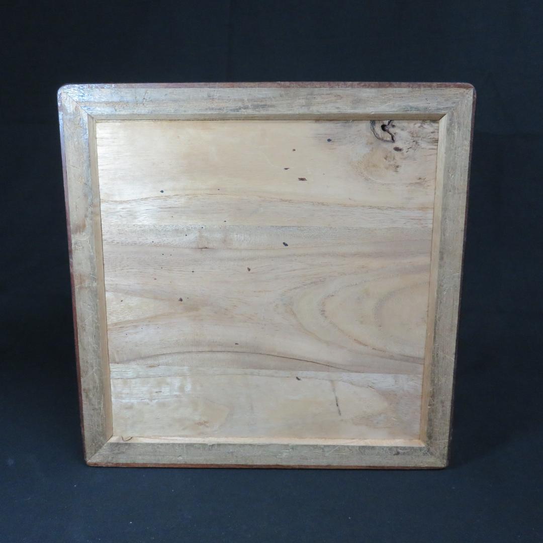 角火鉢 欅 けやき 銅 銅取っ手 茶道具 手あぶり