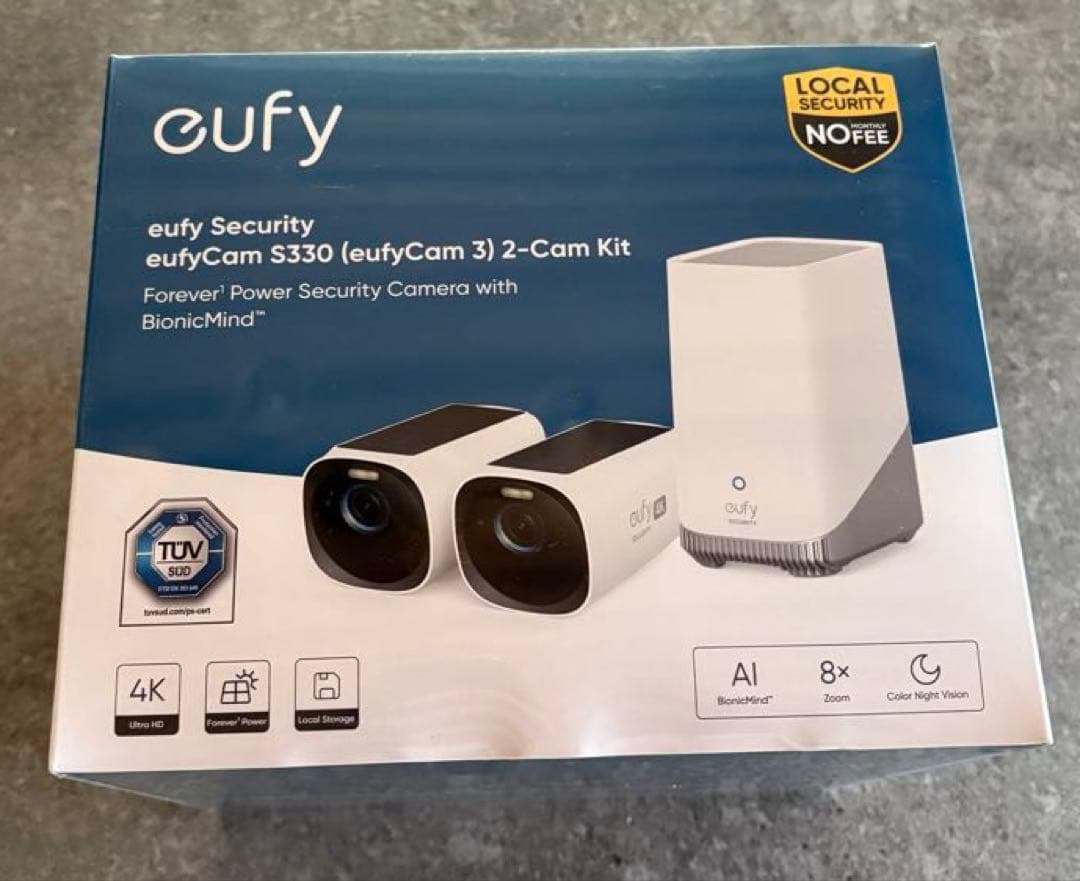 【新品】eufy Security eufyCam S330 2-Cam Kit