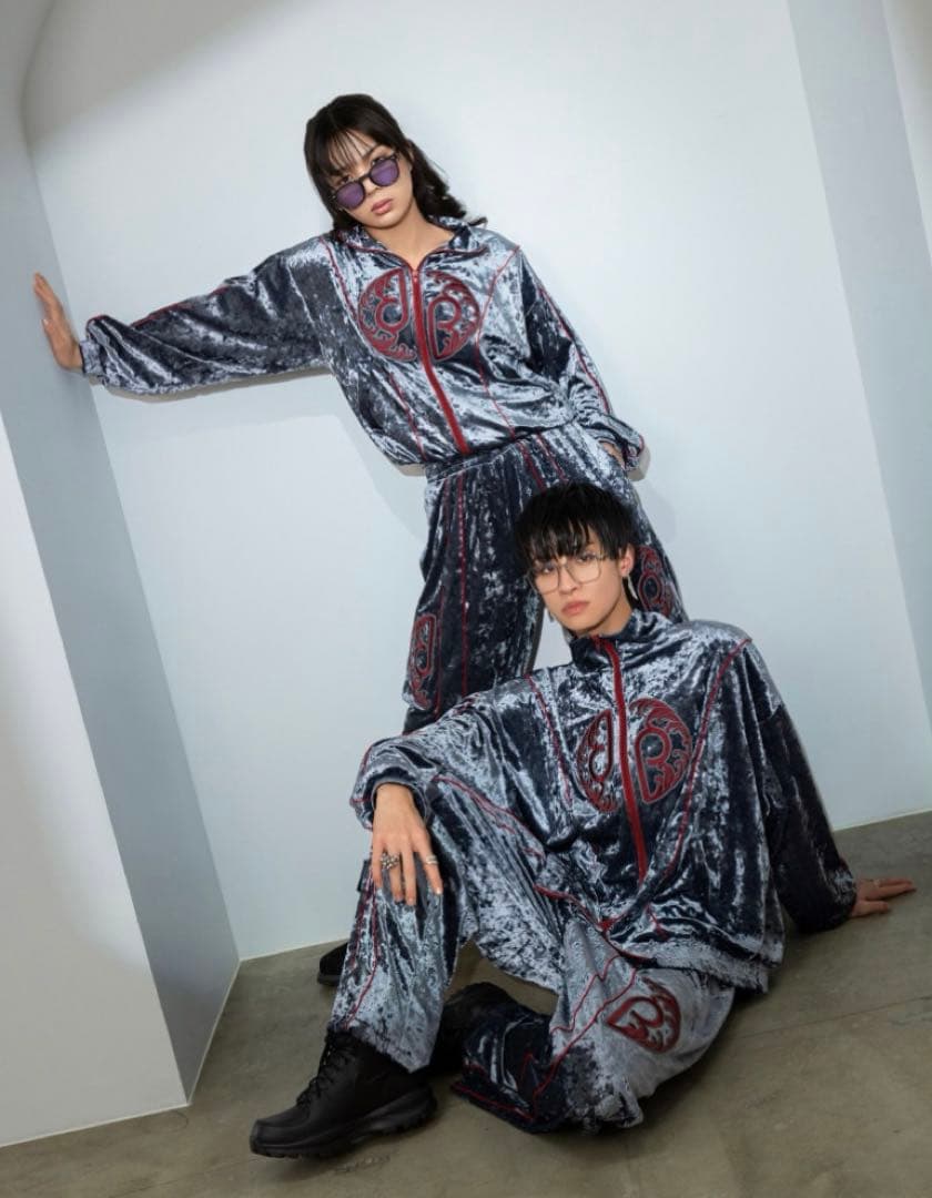 龍宮城 dpジャージ Velour Track Jacket&Pants XL