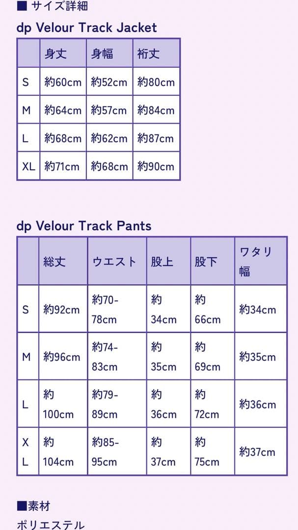 龍宮城 dpジャージ Velour Track Jacket&Pants XL