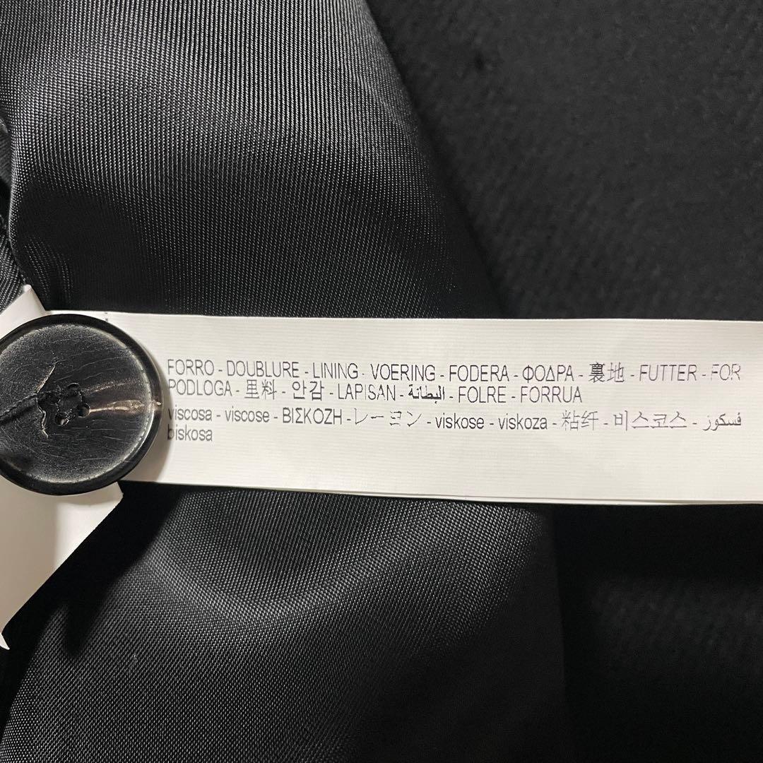 【S】ZARA ザラ MANTECO ダブル チェスターコート ブラック