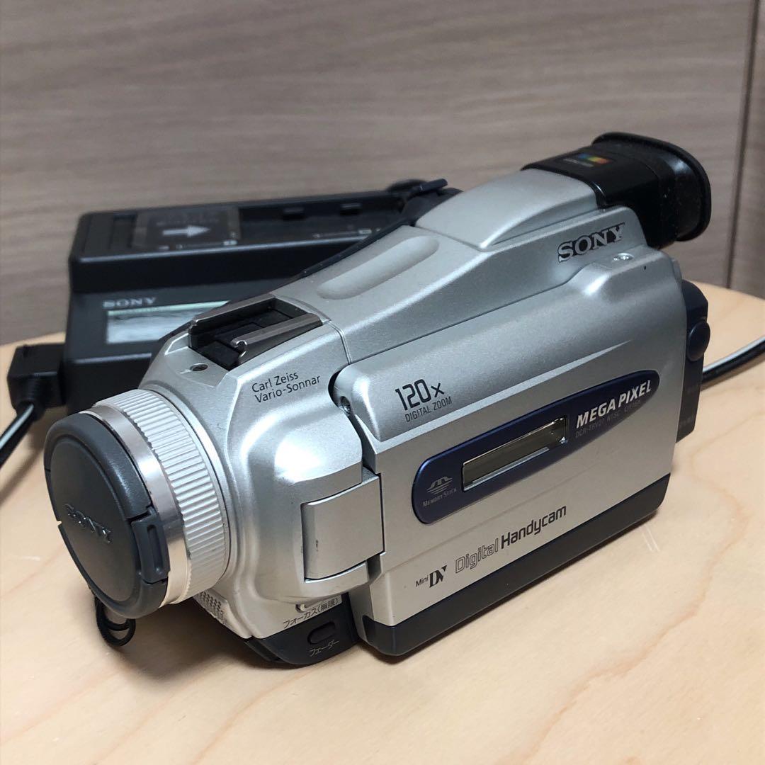 SONY DCR-TRV27 mini DVビデオカメラ 録画再生動作品