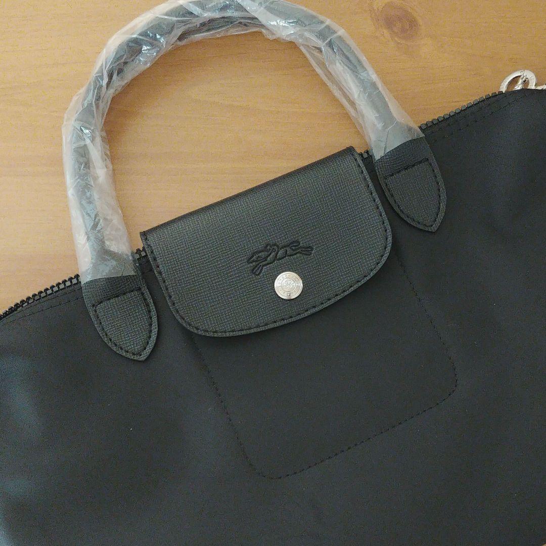 LONGCHAMP プリアージュ ショルダーバッグ M ブラック
