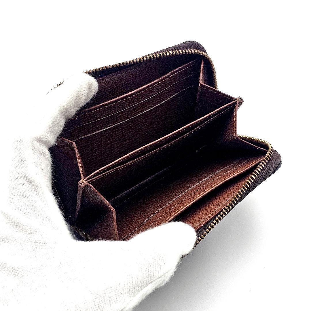 ルイヴィトン　ジッピーパース　財布　モノグラム　小銭入れ　F385