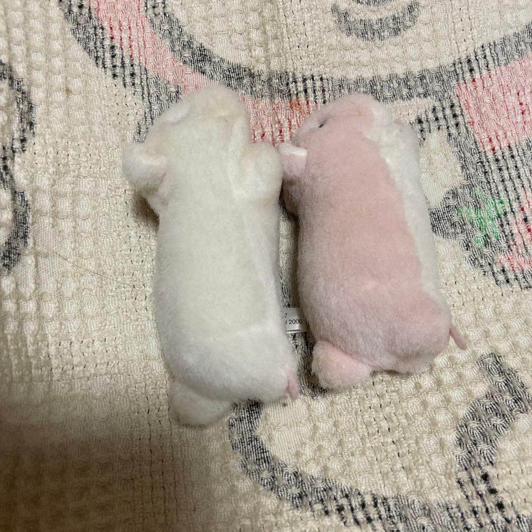 平成レトロ　バンダイ　当時物　2000年　ハムスターランド　ぬいぐるみ　2こ