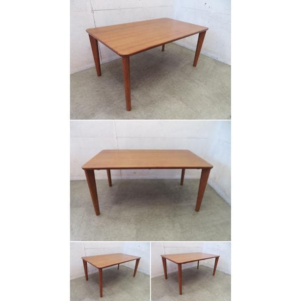 美品■カリモク■チーターノ■オーク材■ダイニングテーブル■150幅■D18510