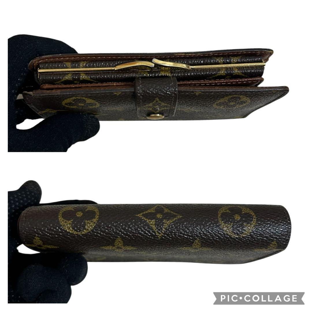 ルイヴィトン ポルトフェイユ・ヴィエノワ　二つ折り財布　モノグラム　がま口