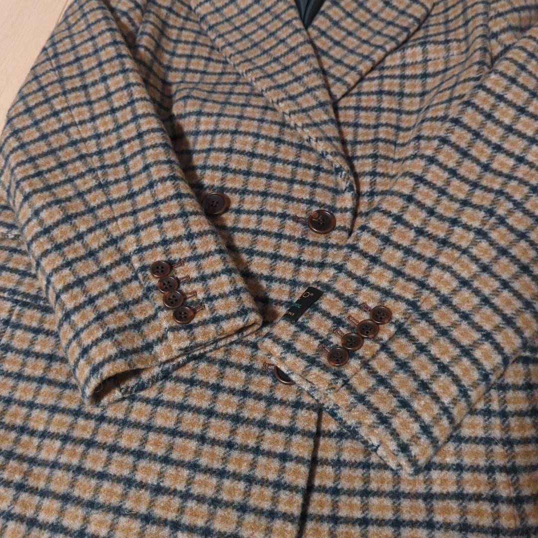 Ameri　CHECK ECO WOOL BIG JACKET