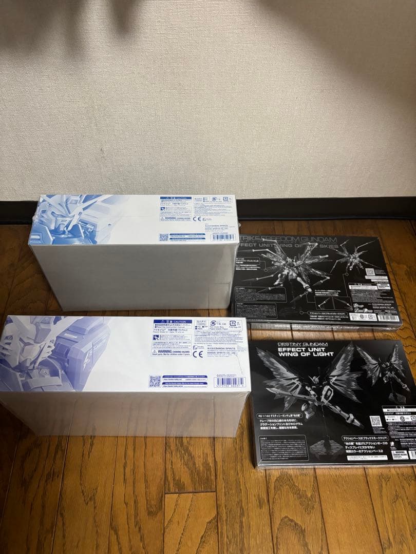 RG ストライクフリーダム　ディスティニーガンダム　［チタニウムフィニッシュ］