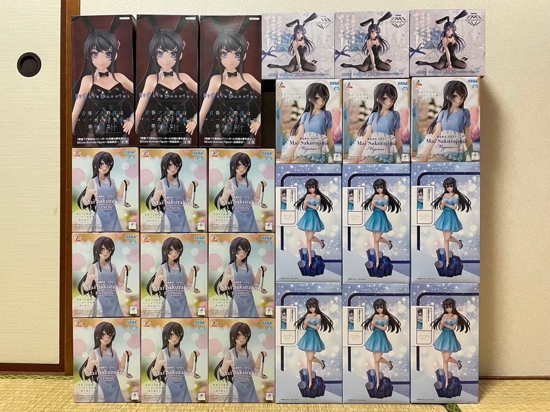 青春ブタ野郎シリーズ AMP 桜島麻衣 フィギュア 24個