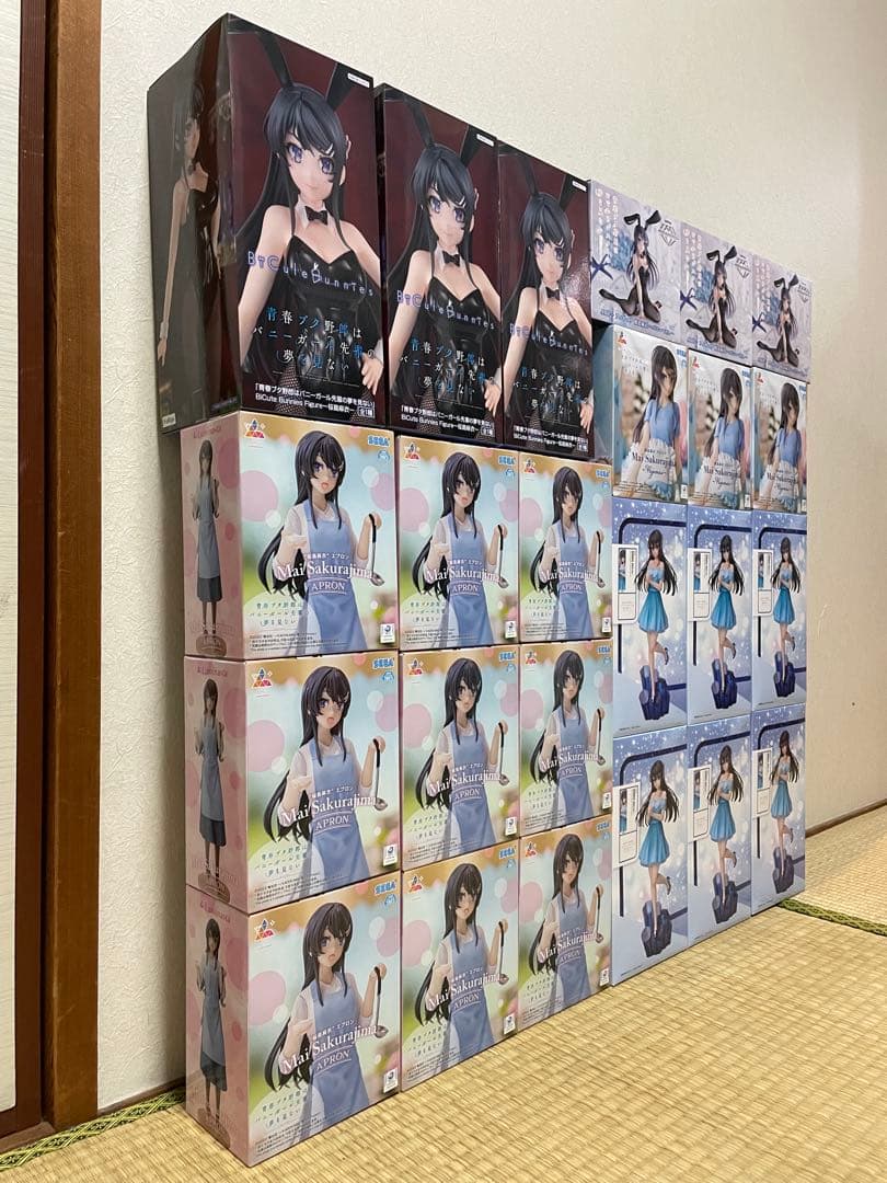 青春ブタ野郎シリーズ AMP 桜島麻衣 フィギュア 24個