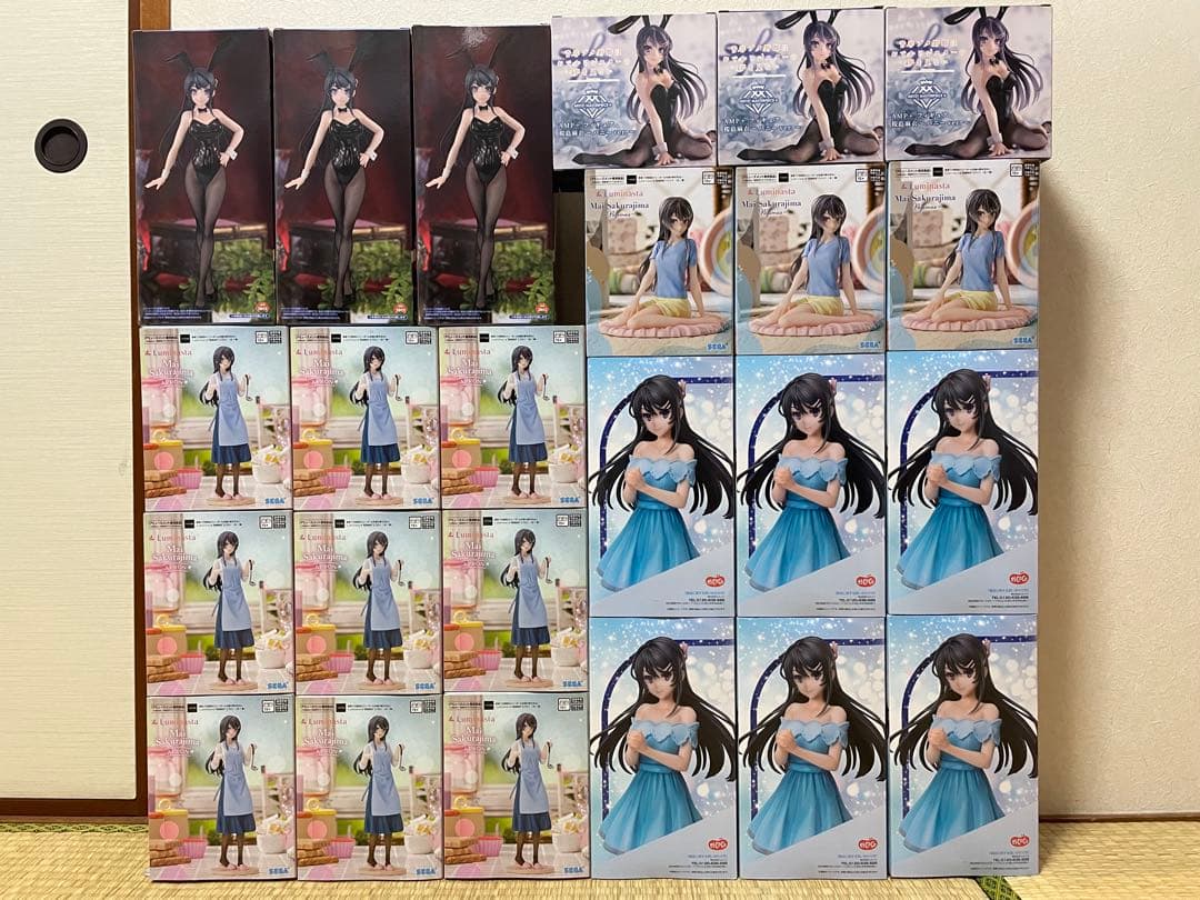 青春ブタ野郎シリーズ AMP 桜島麻衣 フィギュア 24個