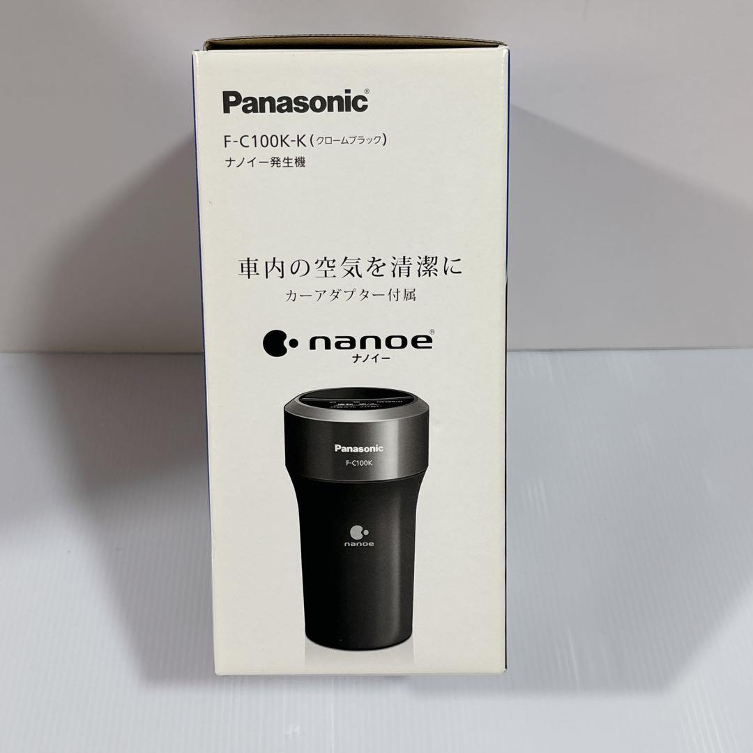 Panasonic F-C100K-K ナノイー発生機 ブラック 空気清浄機