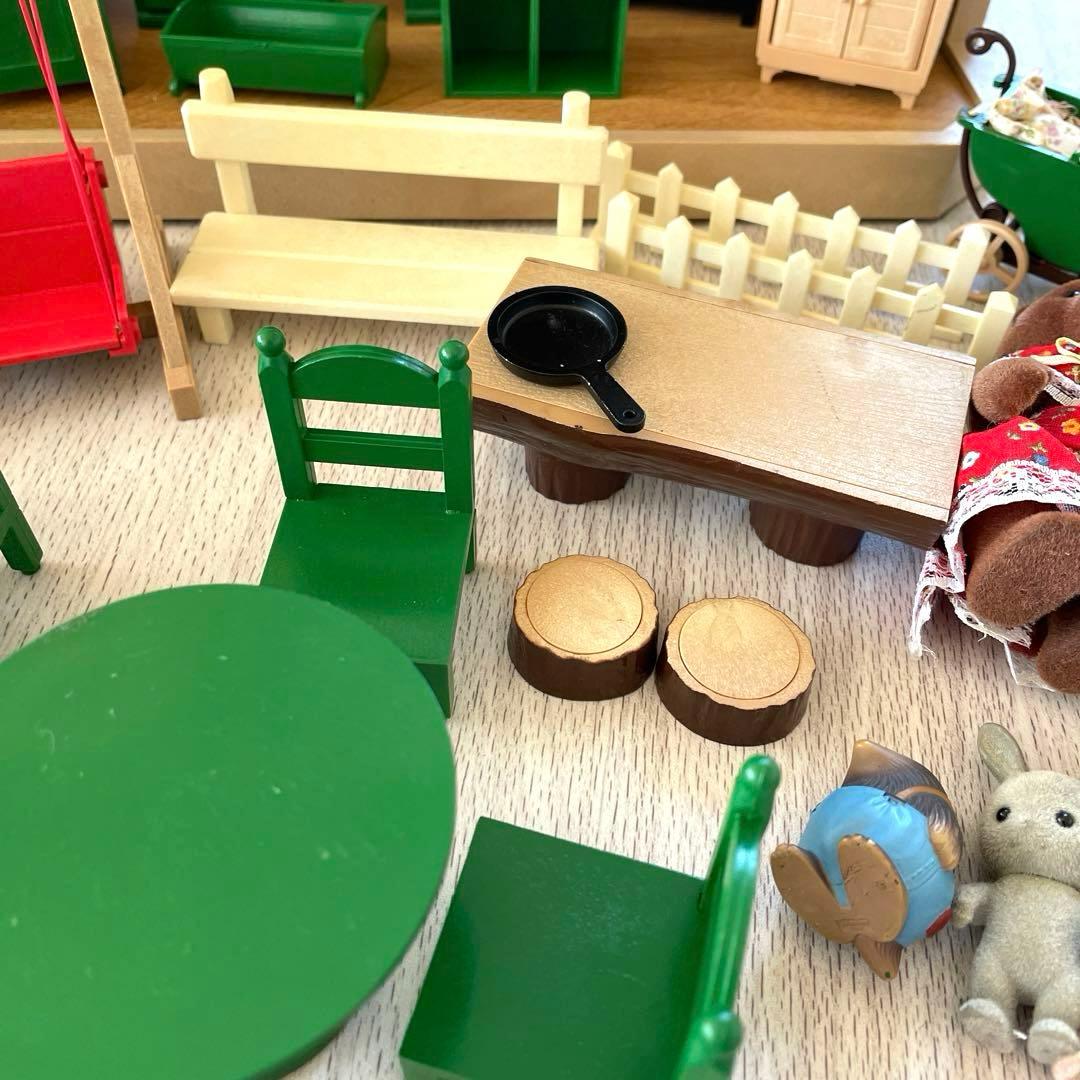 シルバニアファミリー40年前　レア　入手困難　ドールハウス　ごっこ