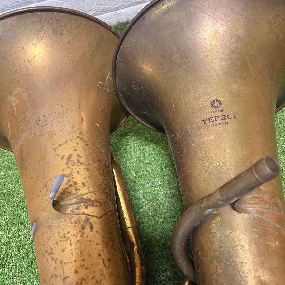 YAMAHA ヤマハ YEP201 ユーフォニアム 2個セット まとめ売り 現状