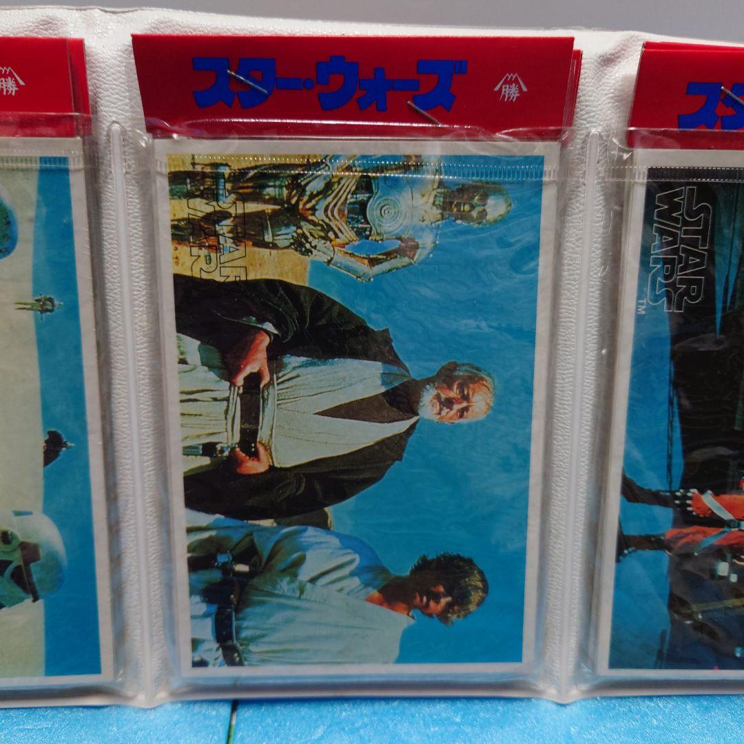 スター・ウォーズ 山勝 ブロマイド 30パック 台紙付き 未使用 カード