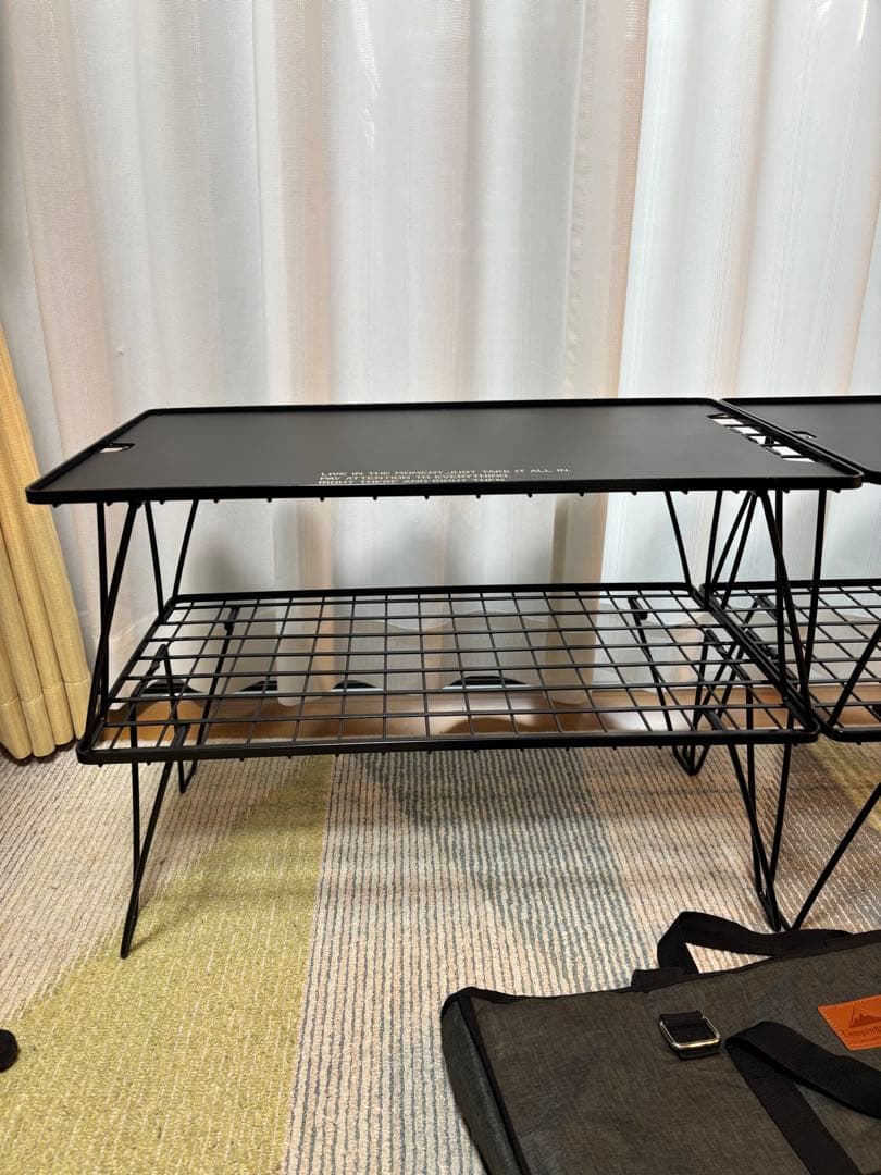 ユニフレーム　フィールドラック　4個　天板　収納バッグ　キャンピングムーン