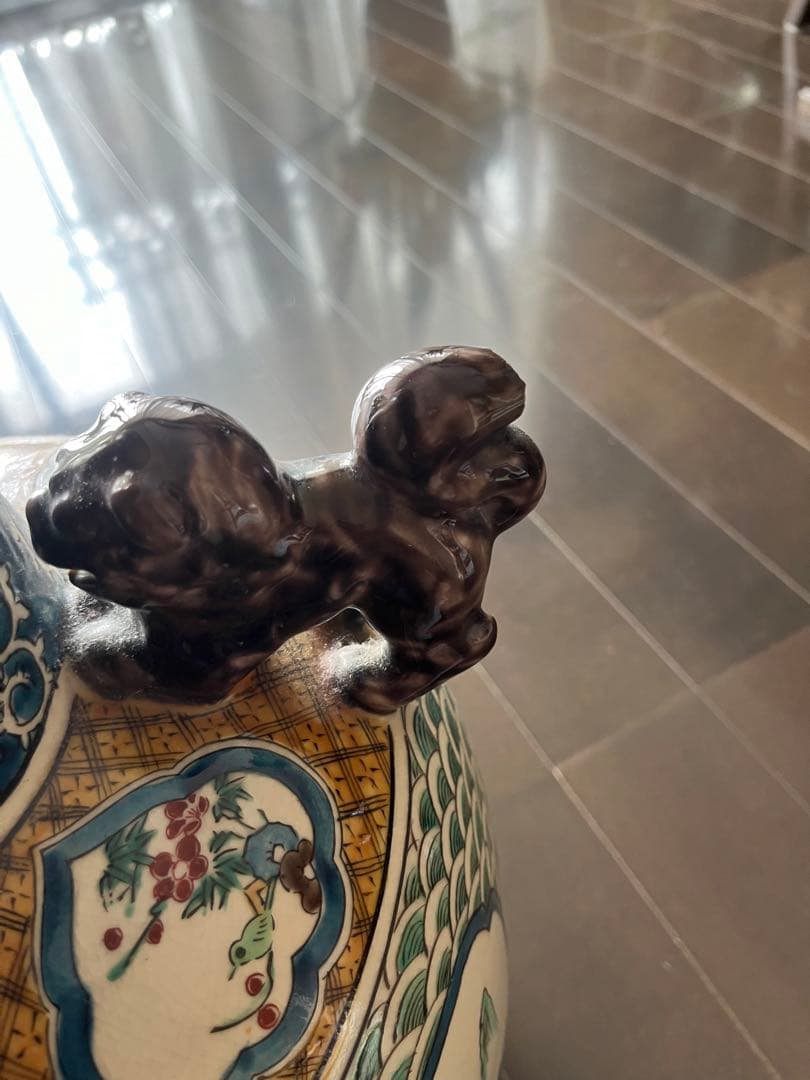 九谷焼壺・美術品・骨董