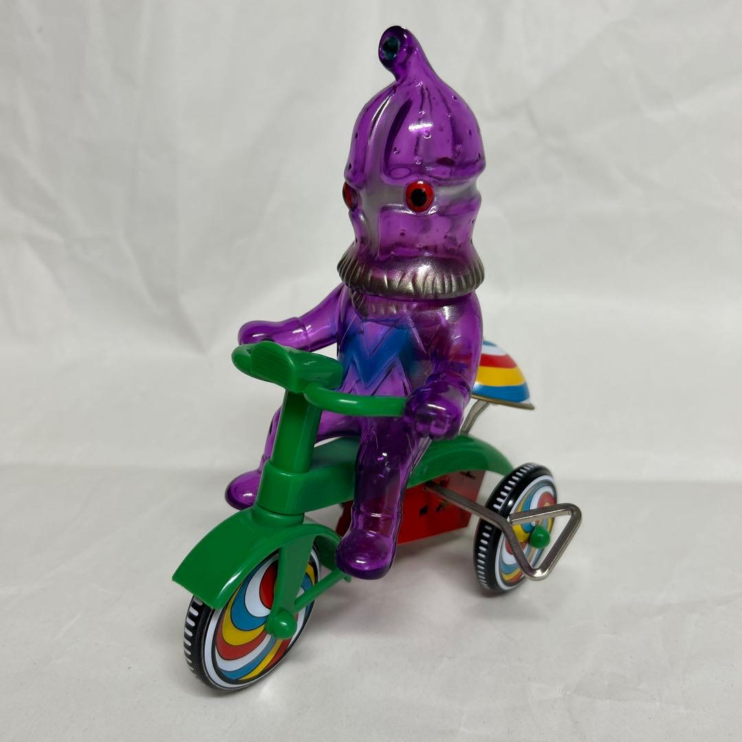 ブルマァク　M1号 ケムール人 紫　ウルトラQ ウルトラマン ソフビ　ゼンマイ