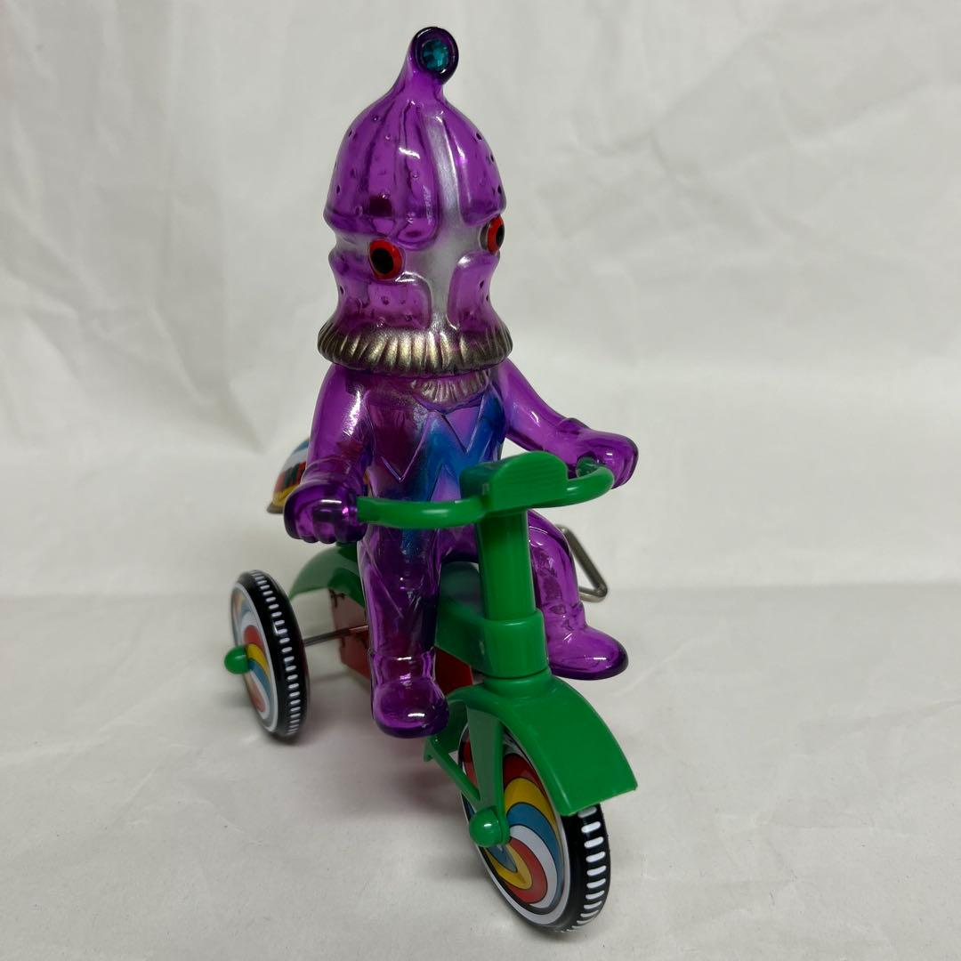 ブルマァク　M1号 ケムール人 紫　ウルトラQ ウルトラマン ソフビ　ゼンマイ