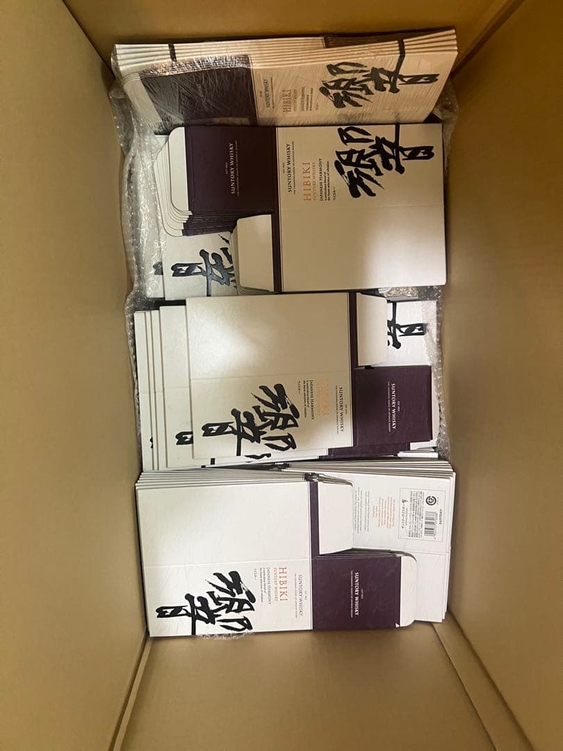 響　カートン　空箱　合計200枚　　190枚＋10枚