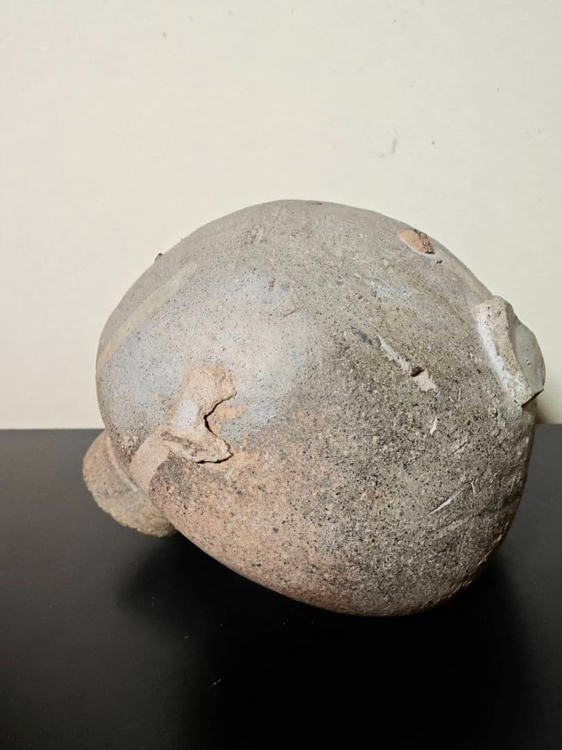 須恵器平瓶　古墳時代　考古発掘品　花呼ぶ器　見立て花器