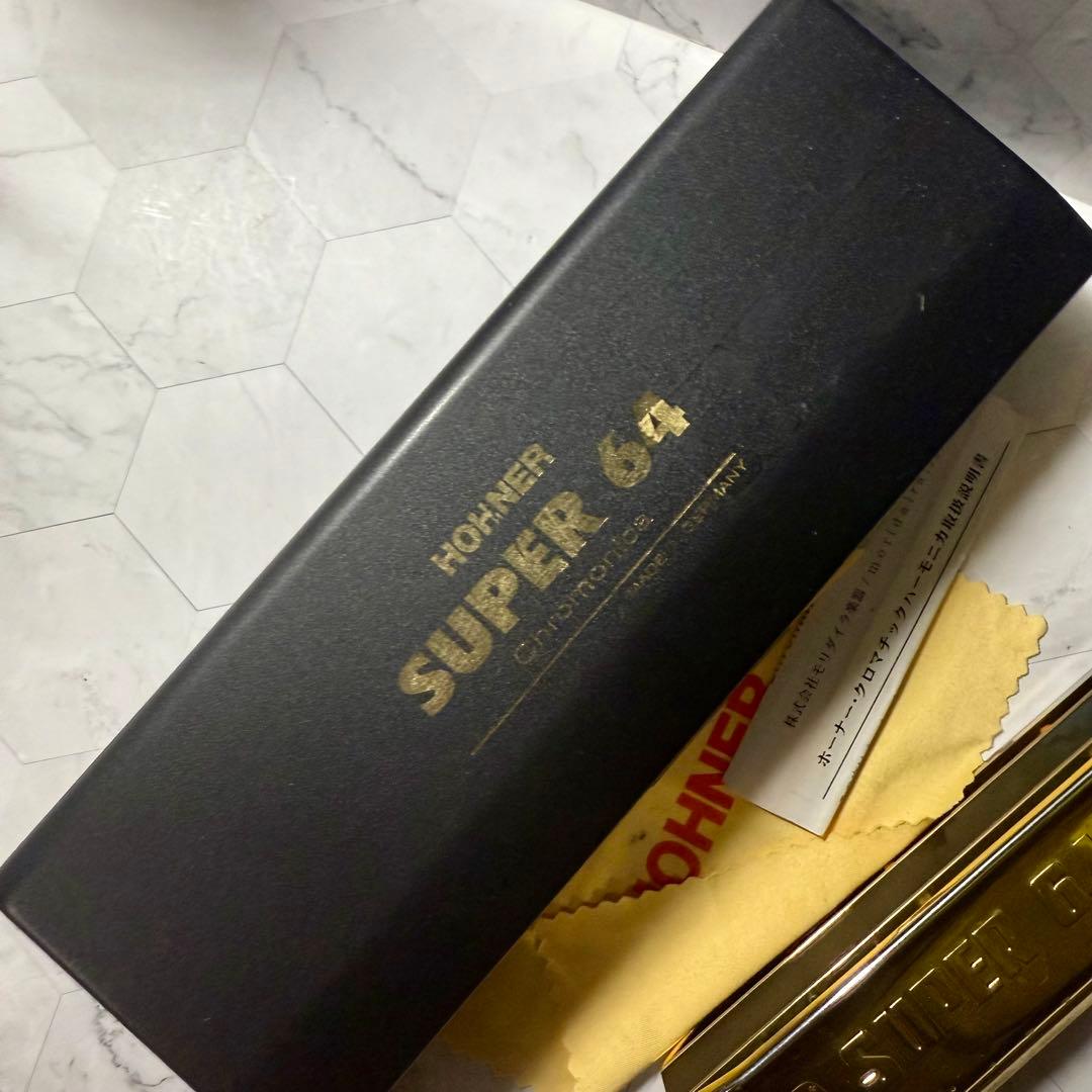 HOHNER ホーナー　SUPER 64 G ゴールド　クロマチックハーモニカ